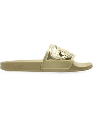 DIESEL Sa-Clyde Cut-Out Slides - Green