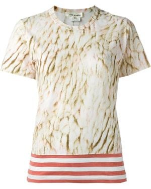 Comme des Garçons Abstract Print T-shirt - White