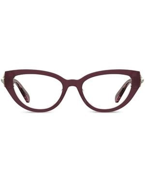 Moschino Cat-Eye Frame Glasses - Red