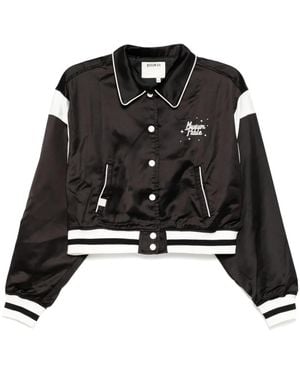 Musium Div. Cropped Track Jacket - Black