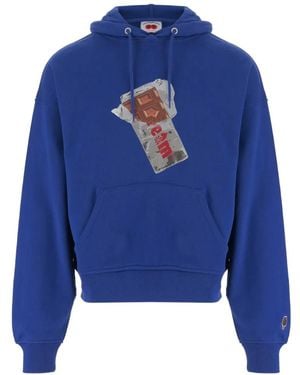 ICECREAM Chocolate Bar Popover Hoodie - Blue
