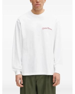 Wacko Maria Long-Sleeve Sweatshirt - White