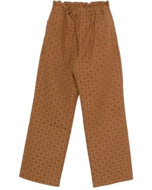 Sandro Jeans A Gamba Ampia - Marrone