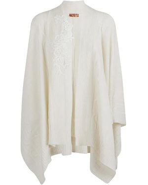 Ermanno Scervino Cashmere Oversized Jacket - White