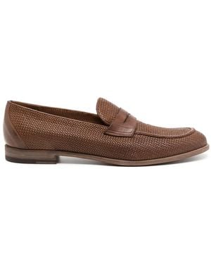 Fratelli Rossetti Loafer Mit Webmuster - Braun