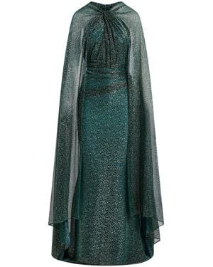 Talbot Runhof Vestido De Fiesta Con Detalles De Strass - Verde