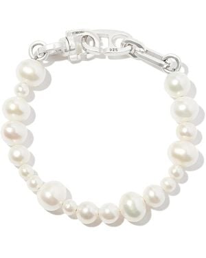 M. Cohen Pearl Chain-Link Bracelet - White