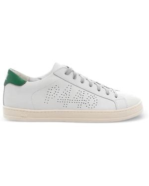 P448 John Logo-Perforated Sneakers - White