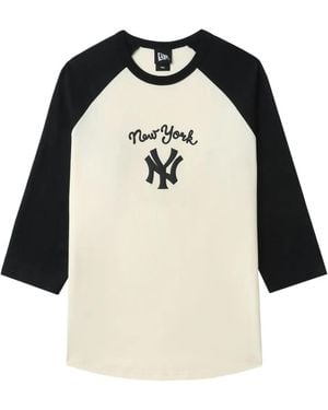 KTZ X Mlb Ny Yankees Raglan-Sleeved T-Shirt - Black