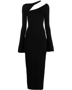 MANURI Sandy Cut-Out Maxi Dress - Black