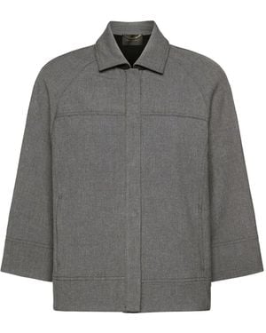 Elena Miro Panelled Jacket - Grey