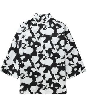 Comme des Garçons Top Con Colletto Alla Coreana - Nero