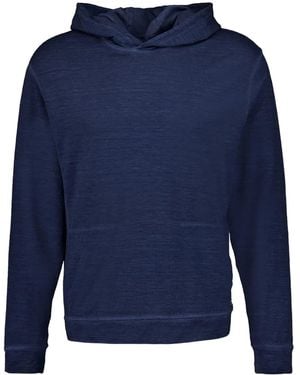 120% Lino Hoodie Aus Leinengemisch - Blau