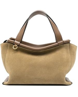 Wandler Suede Leather Shoulder Bag - Metallic