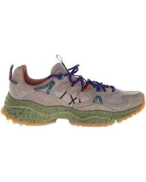 Flower Mountain Nubuck Leather Sneakers - ブラウン