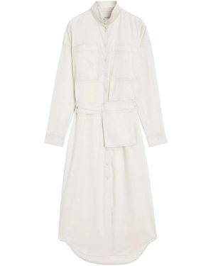 Lemaire Belted Maxi Short Dress - White