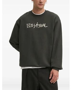 Desigual ロゴ スウェットシャツ - グレー