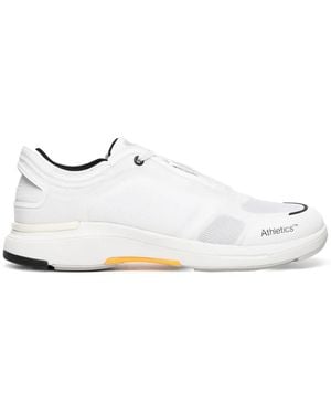 ATHLETICS FTWR Logo-Patch Low-Top Trainers - White