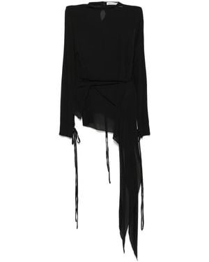 Christopher Esber T-Shirt Inverted Swept - Noir