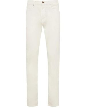 Tom Ford Logo-Patch Jeans - White