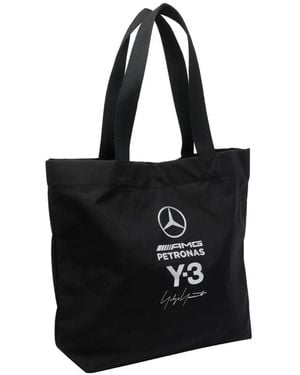Y-3 X Mercedes Amg Petronas Formula 1 Team Tote Bag - Black