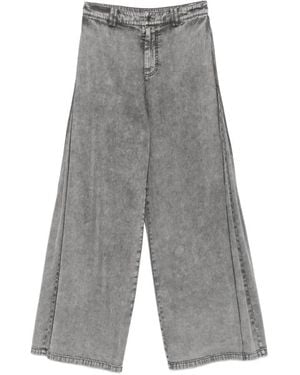 Patrizia Pepe Washed Pleated Pants - Gray