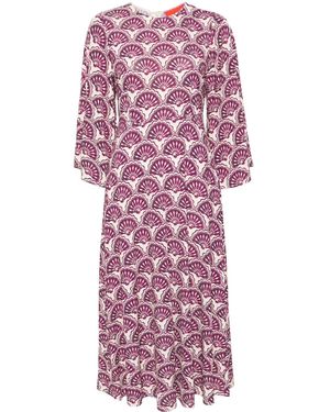 La DoubleJ Sorella Midi Dress - Red