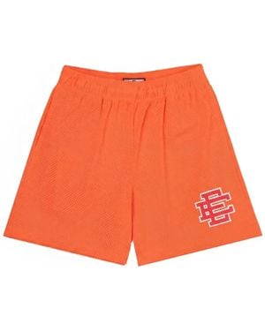 Eric Emanuel Logo-Detail Shorts - Orange