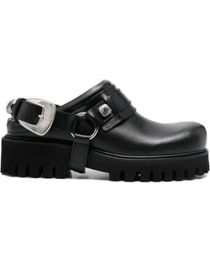 Toga Virilis Mules Mit Schnalle - Schwarz