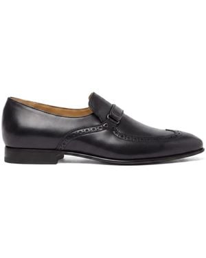 SCAROSSO Maude Brogue-Detail Loafers - White
