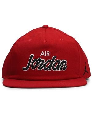 Nike Air Jordan Baseballkappe Mit Stickerei - Rot