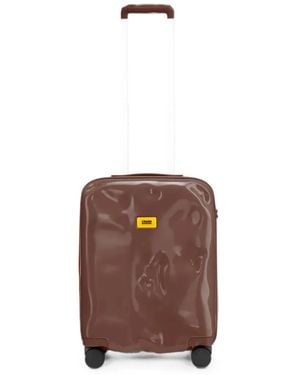 Crash Baggage Cabin Icon Dented Suitcase - White