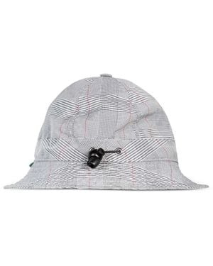 Rassvet (PACCBET) Plaid-Pattern Bucket Hat - White