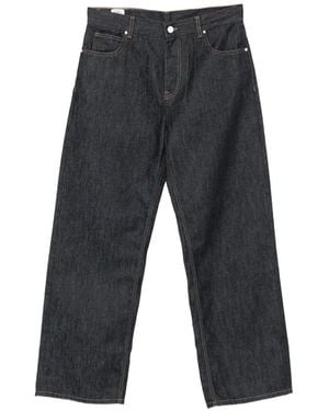 CASABLANCA Logo-Embroidered Wide-Leg Jeans - Grey