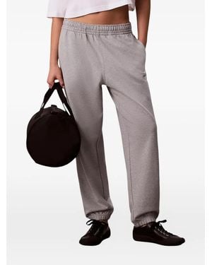 Calvin Klein Logo-Print Track Trousers - Grey