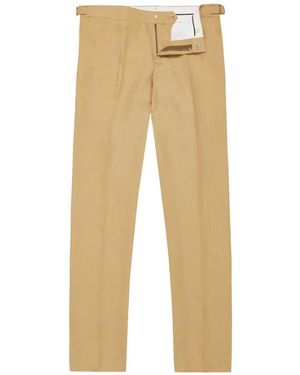 Orlebar Brown Griffon Linen Trousers - Natural