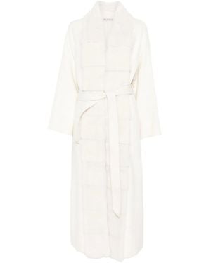 Liska Belted Coat - White