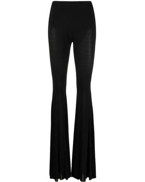 GIUSEPPE DI MORABITO Stretch-Jersey Flared Pants - Black