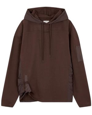 Studio Tomboy X Drawstring-Hooded Sweatshirt - Brown