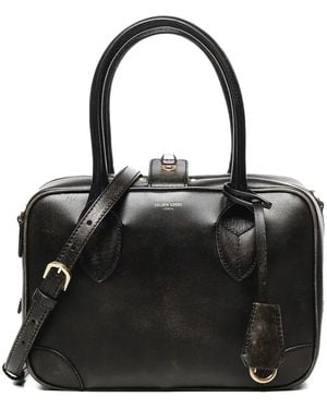 Golden Goose Petit Sac Porté Épaule En Cuir - Noir