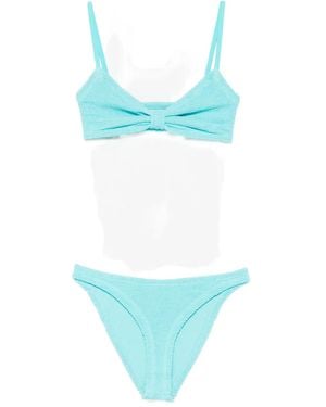 Hunza G Bikini Alicia À Détail Noué - Bleu