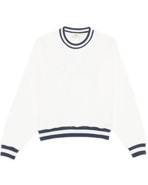 Autry Camiseta Bordada - Blanco