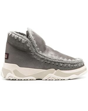 Mou Eskimo Ankle Boots - Grey