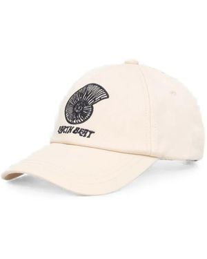 Samsøe & Samsøe Embroidered Baseball Cap - Natural