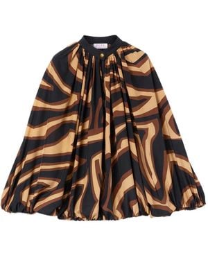 PUCCI Labirinto-Print Blouse - Brown