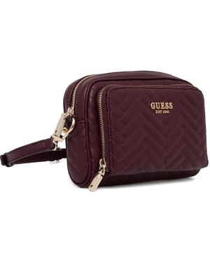 Guess Borsa A Tracolla Trapuntata - Viola