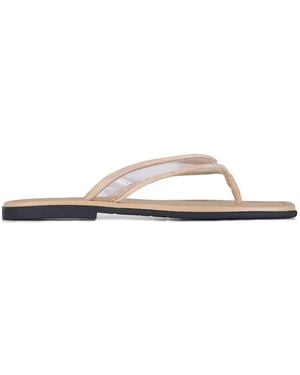 Veronica Beard Sandalen Mit Transparenten Riemen - Weiß