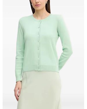 Benetton Cardigan À Boutonnière - Vert