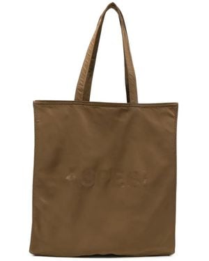 Aspesi Logo Shoulder Bag - Brown