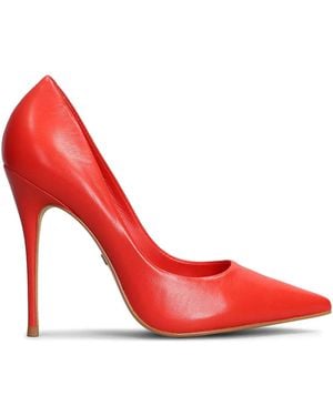 Carrano Leather Court Shoes - Red